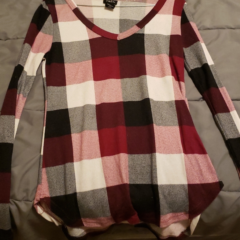 Plaid sweater